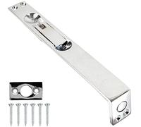 Golden Grace Flush Door Bolt in Polished Chrome Finish, Black, 1 Bolt