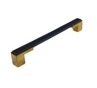 Golden Grace Gamma Unique Design Premium Quality Cabinet Cupboard Pull Handles Black And Gold Finish 160mm
