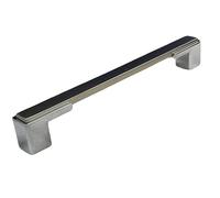 Golden Grace Gamma Unique Design Premium Quality Cabinet Cupboard Pull Handles Dual Finish Satin Nickel Polished Chrome 96mm 160mm 224mm 288mm (288mm)
