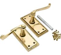 Golden Grace Georgian Privacy Latch Internal Handle Polished Brass Finish