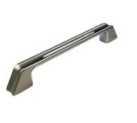 Golden Grace Kappa Unique Design Premium Quality Cabinet Cupboard Pull Handles Satin Nickel/polished Chrome Dual Finish 224mm
