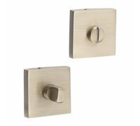 Golden Grace Lime Design Thumbturn Coin Release on Square on Rose Antique Brass Finish