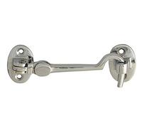 Golden Grace Metal Silent Cabin Hook & Eye, Polished Chrome, 100mm, 4"