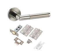 Golden Grace Mitred Hand, Satin Nickel/Polished Chrome Dual Finish, 1 Set