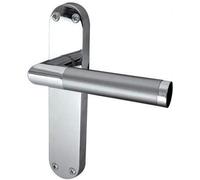 Golden Grace Mitred Lever On Backplate Pair, Duo Chrome, 182mm x 45mm