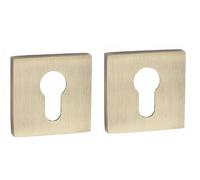 Golden Grace Nova Euro Keyhole, Antique Brass, Euro Key Escutcheon