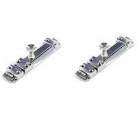 Golden Grace Security Slide Door Bolt, Pack of 2, Polished Chrome, 150mm