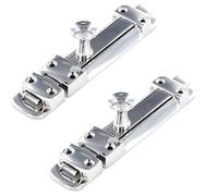 Golden Grace Security Slide Door Bolt, Polished Chrome, 100mm, Pack of 2