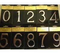 Golden Grace Self Adhesive Door Numerals, No. 9 - Hotel Floor Apartment Signage Plaque, House Address Accessory - 3" 75mm