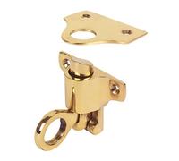 Golden Grace Solid Brass Fanlight Catch with Keep & Screws, Polished Brass