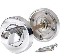 Golden Grace Toilet Door Thumb Turn & Release Set, 50mm, Duo Chrome