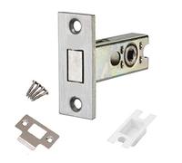 Golden Grace Tubular Dead Bolt for Bathroom, Polished Chrome, 64mm