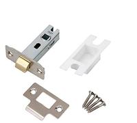 Golden Grace Tubular Mortice Latch with Dust Cap, Nickel Plated, Silver