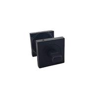 Golden Grace Turn & Release Set for Bathroom Lock, Matt Black