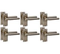 Golden Grace Victorian Door Handle 120x40mm, Antique Brass 6 Pairs