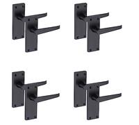 Golden Grace Victorian Latch Door Handles 120x40mm Backplate, 4 Pairs