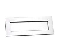 Golden Grace Victorian Letter Plate, Satin Brushed Chrome 10" x 3"