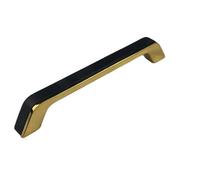 Golden Grace Zeta Unique Design Premium Quality Cabinet Cupboard Pull Handles Black And Gold Finish 288mm