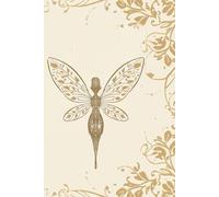 Golden Grove Fairy Notebook: Fantasy Fairy Journal for Writing Sketching Notes | Enchanted Magical Creature Notebook | Gold Line Art Cream Cover | ... Teens Adults | Notetaking | Writing Journal
