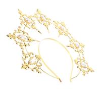 Golden Hairband Iron Elegant Headpiece for Festivals | Handmade Outfit Accent, Roman Theme Retro Style, Bridal Veil Pairing, Portrait Photographers