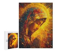 Golden Halo Portrait Puzzle 1000 Teile Schwer Puzzle Spielzeug Lernspiel Impossible Herausforderungsspielzeug Für Erwachsene Kinder 500 PCS