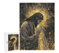Golden Halo Spiritual Art Print -1 Puzzle 1000 Teile Schwer Puzzle Spielzeug Lernspiel Impossible Herausforderungsspielzeug Für Erwachsene Kinder 500 PCS