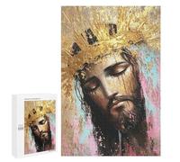 Golden Halo Spiritual Art Print Puzzle 1000 Teile Schwer Puzzle Spielzeug Lernspiel Impossible Herausforderungsspielzeug Für Erwachsene Kinder 1000 PCS