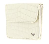 Golden Head Billfold Coin Wallet With Front Snap Closure Cream