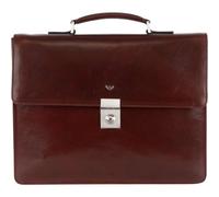 Golden Head Colorado briefcase RFID leather 38 cm laptop compartment brown