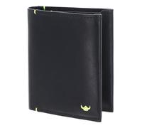 Golden Head Leather Card case Neon RFID Protect Kombischeintasche 1248 Schwarz Black