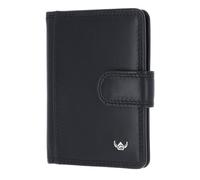 Golden Head Leather Card case Polo RFID Protect Kartenetui mit Riegel 4516 Schwarz Black