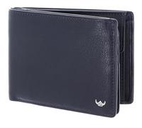 Golden Head Leather Purse Capri RFID Protect Scheintasche mit Geheimfach 1159 Blau Dark Blue