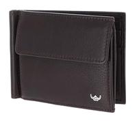 Golden Head Leather Purse Money Clip Capri RFID Protect Clip-Scheintasche 1921 Dunkelbraun Dark Brown
