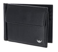 Golden Head Leather Purse Money Clip Capri RFID Protect Clip-Scheintasche 1921 Schwarz Black