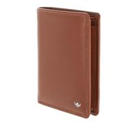 Golden Head Leather Purse Polo RFID Protect Kombischeintasche 1348 Cognac Brown