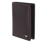 Golden Head Leather Purse Polo RFID Protect Kombischeintasche 1348 Dunkelbraun Dark Brown