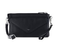 Golden Head Polo Clutch purse RFID protection Genuine Leather 22 cm black