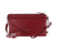Golden Head Polo Clutch purse RFID protection Genuine Leather 22 cm red