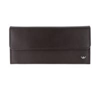 Golden Head Polo Identity card case RFID protection Genuine Leather 19.5 cm brown