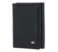 Golden Head Polo RFID Protect Petite Billfold Coin Wallet Black
