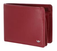 Golden Head Polo Wallet RFID protection Genuine Leather 12.5 cm red