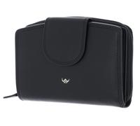 Golden Head Polo RFID Protect Zipped Ladies Purse Wallet Black