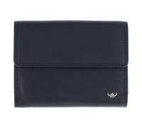 Golden Head Polo wallet RFID leather 12 cm blue