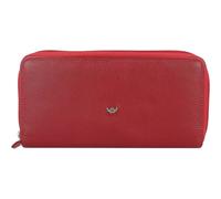 Golden Head Polo wallet RFID leather 18.5 cm red