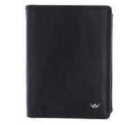 Golden Head Polo Wallet RFID protection Genuine Leather 12.5 cm black