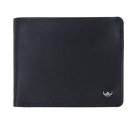 Golden Head Polo Wallet RFID protection Genuine Leather 12.5 cm black