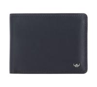 Golden Head Polo Wallet RFID protection Genuine Leather 12.5 cm blue