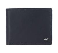 Golden Head Polo Wallet RFID protection Genuine Leather 12 cm blue