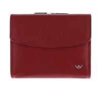 Golden Head Polo Wallet RFID protection Genuine Leather 12 cm red