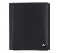 Golden Head Polo Wallet RFID protection Genuine Leather 13 cm black